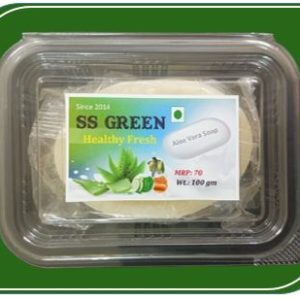 SS GREEN Aloe Vera Soap - 100gm