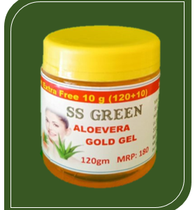 SS GREEN Aloe Vera Gold Gel - 120gm