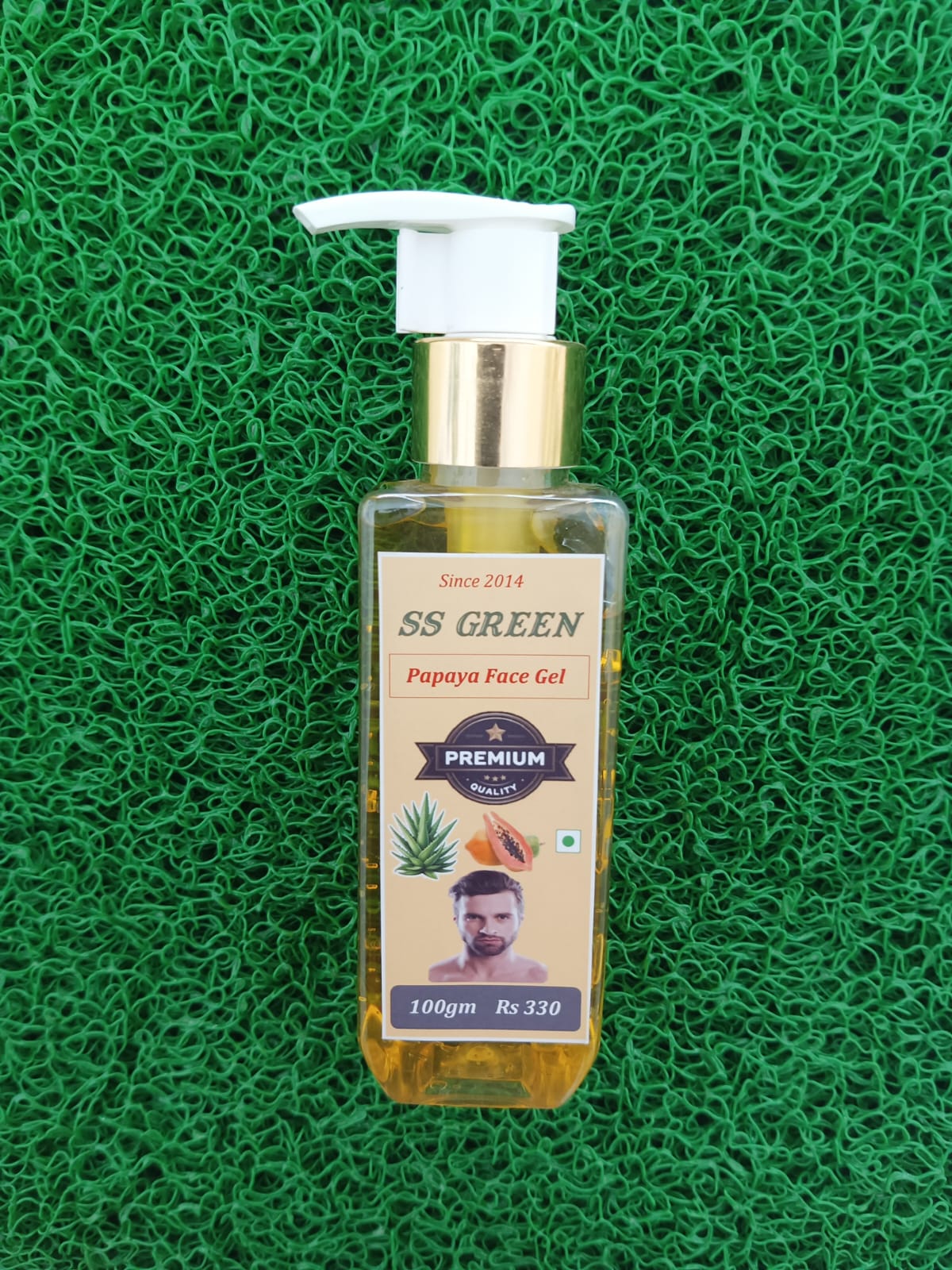 Aloe Vera Papaya Face Gel - Premium Quality 100gm